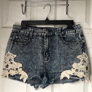 High Waisted Jean Shorts